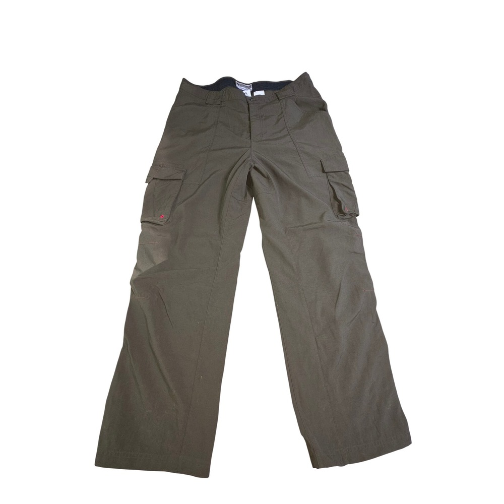 Columbia Titanium Mens Cargo Pants 34x30 Olive Green Nylon Hiking TM8252